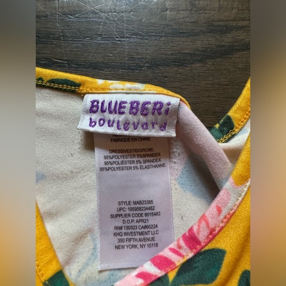 Blueberi Boulevard 4T dress and plink and brown lace dress 4T​ - Picture 4 of 8